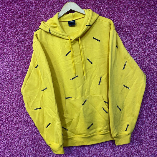 Dunbgood x The Shining Repeat Logo Pullover Hoodie Medium