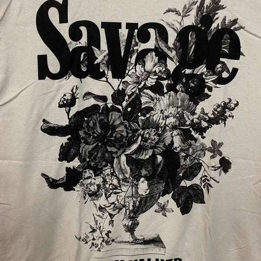 Fashion Nova Savage Flora Graphic T-Shirt Medium