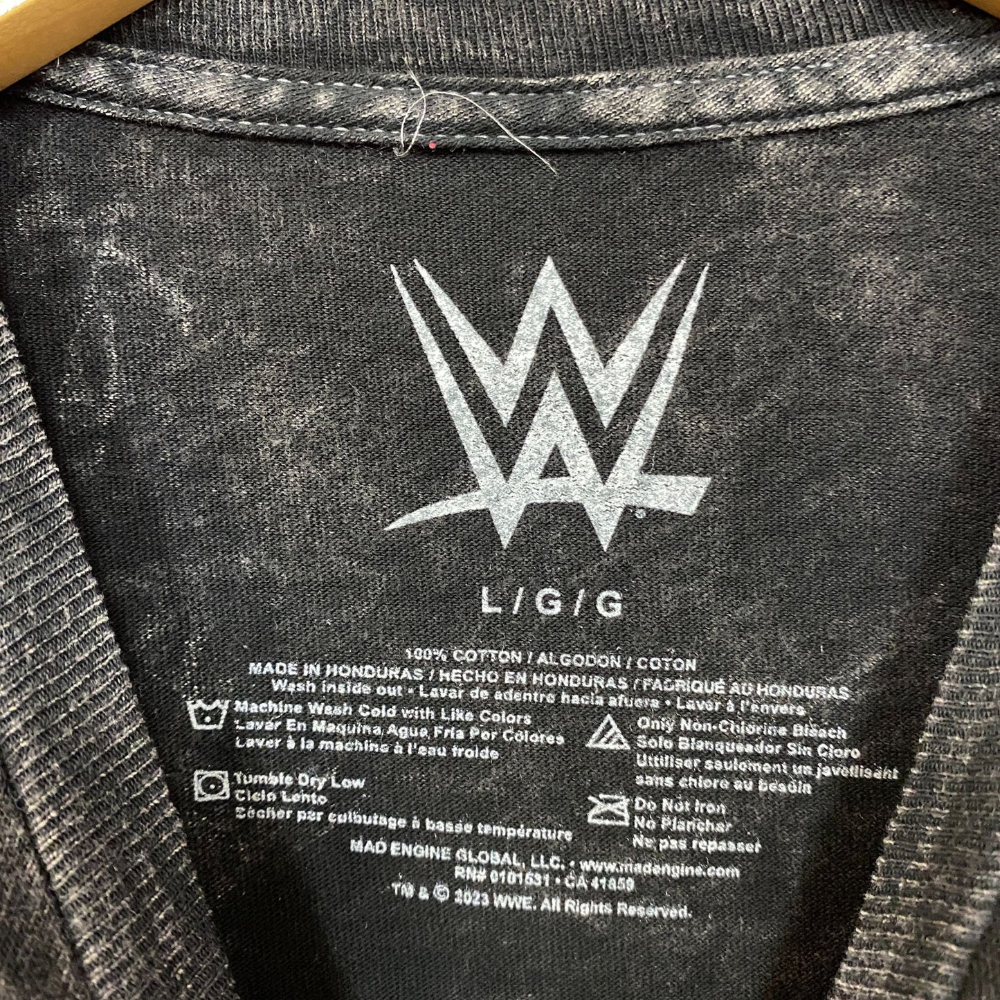 Wrestlemania Main Event Legends Collage WWE Promo T-Shirt L