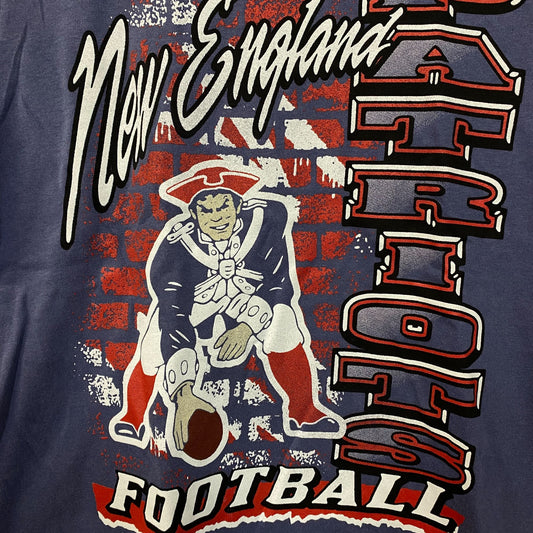 Junk Food Clothing New England Patriots Brick Vintage Style Women's Tee XS