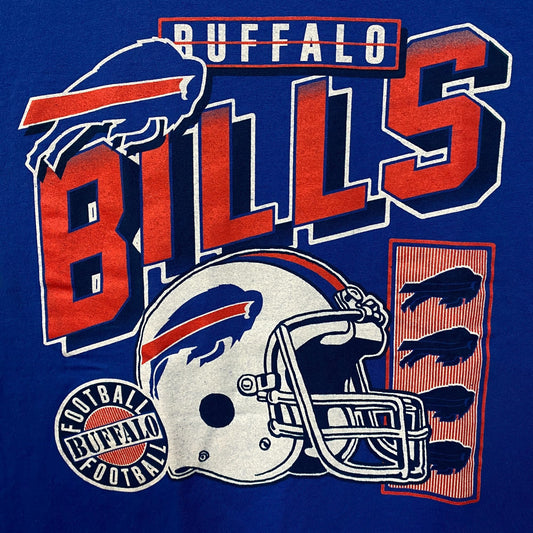 Junk Food Clothing NFL Buffalo Bills Checkdown Flea Market Tee Small