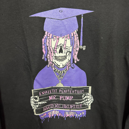 Lil Pump Harverd Dropout Grad Mugshot Hip Hop Long Sleeve S