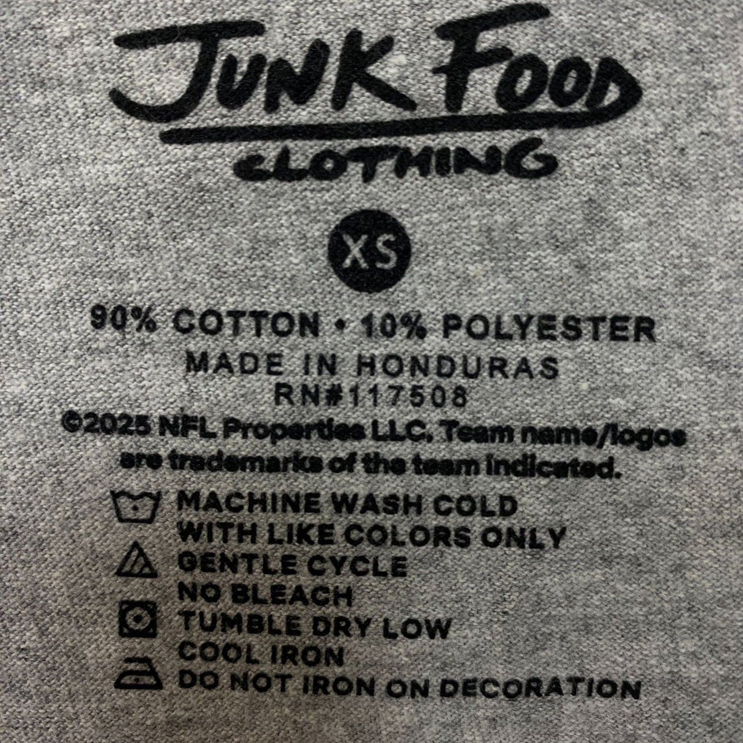 Junk Food Clothing NFL Pittsburgh Steelers Bootleg Flea Market Tee XS