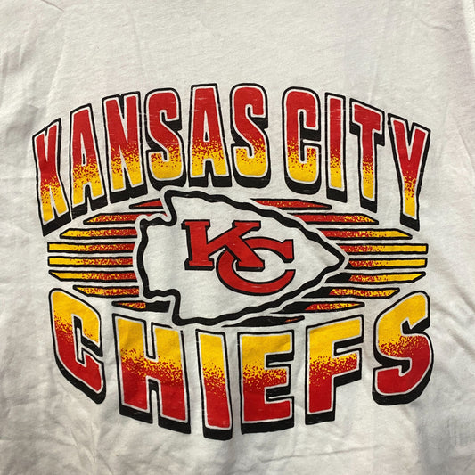 Junk Food NFL Kansas City Chiefs Sleeveless Cropped T-Shirt Large