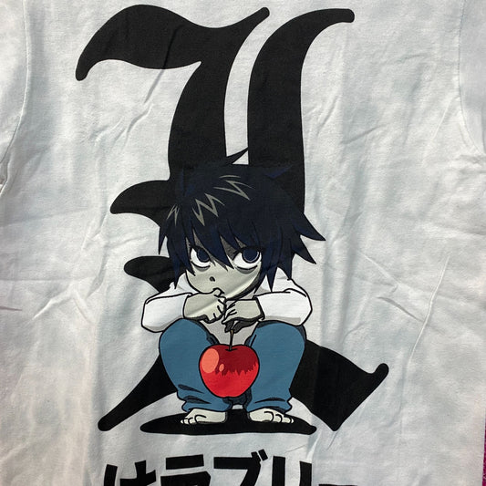 Death Note Chibi L Is Lovely Anime T-Shirt Extra Small