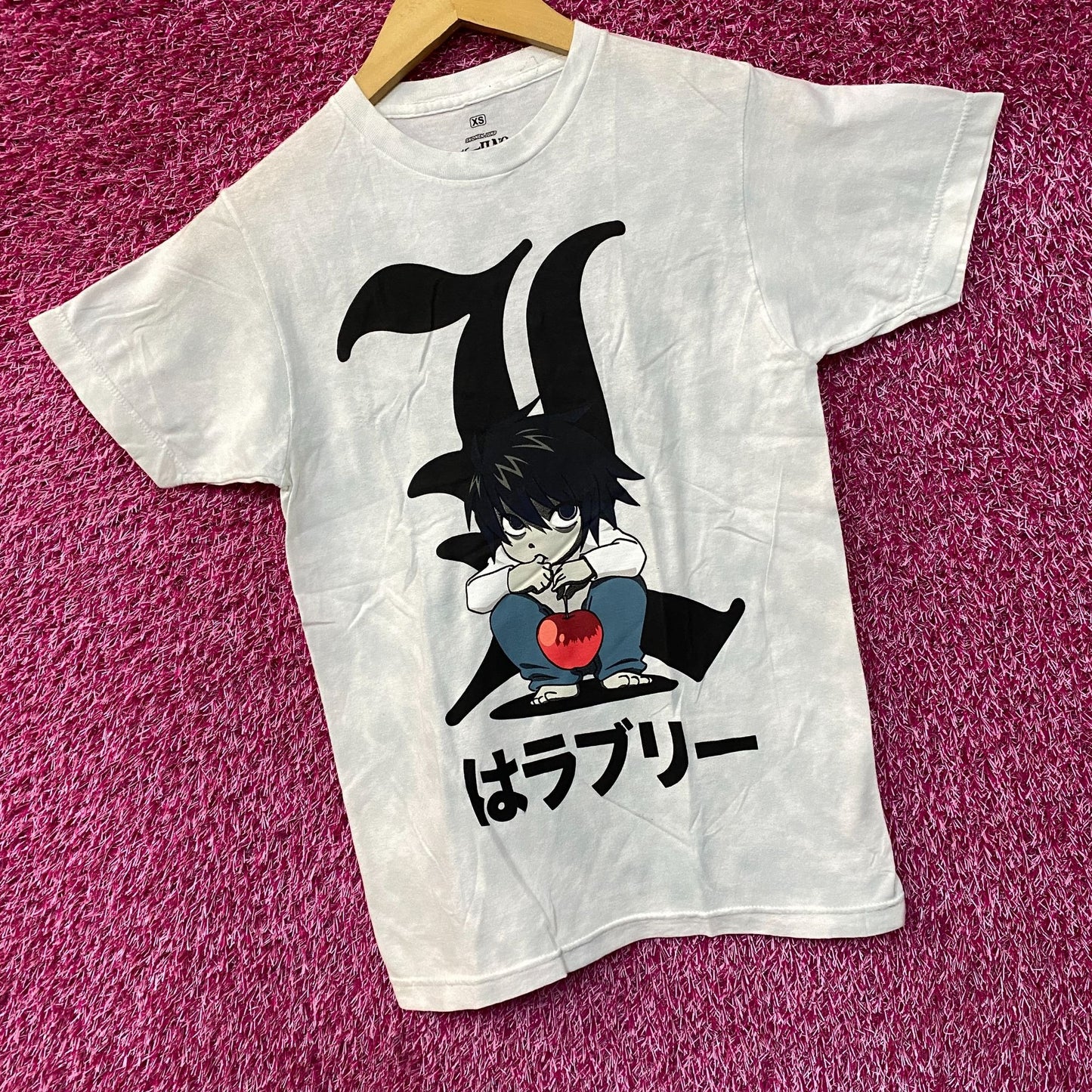 Death Note Chibi L Is Lovely Anime T-Shirt Extra Small