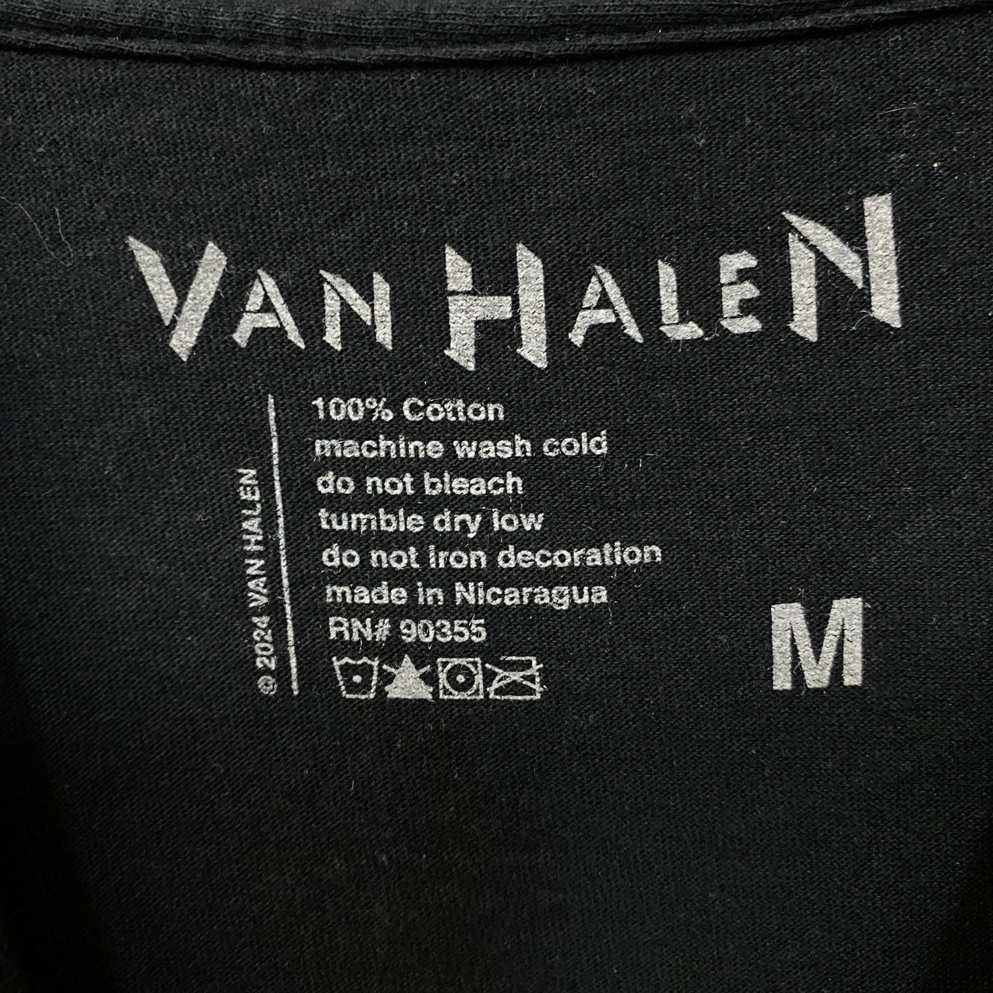 Van Halen Nascar Racing Car Graphic Design T-Shirt Medium