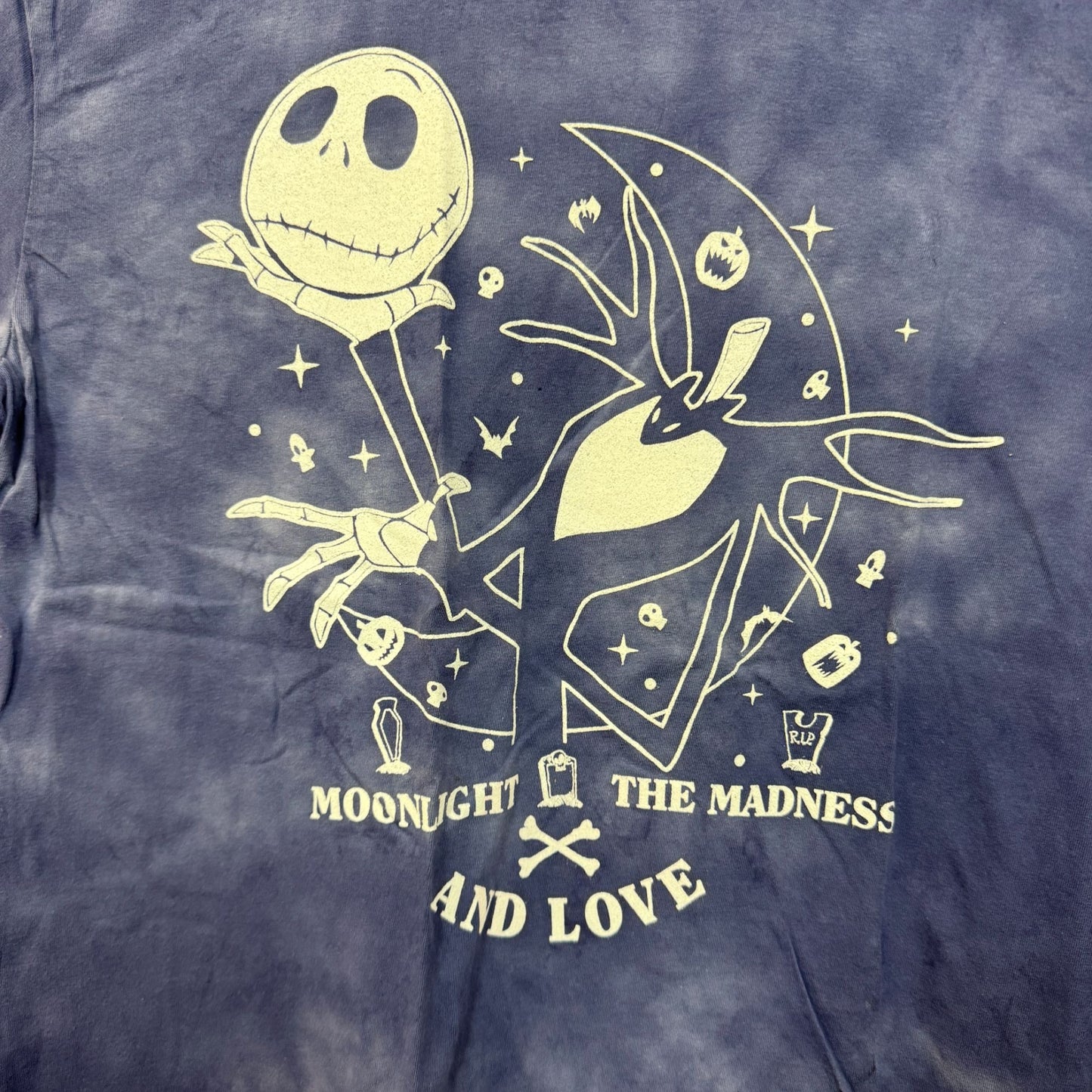 The Nightmare Before Christmas Jack Skellington Tie Dye M