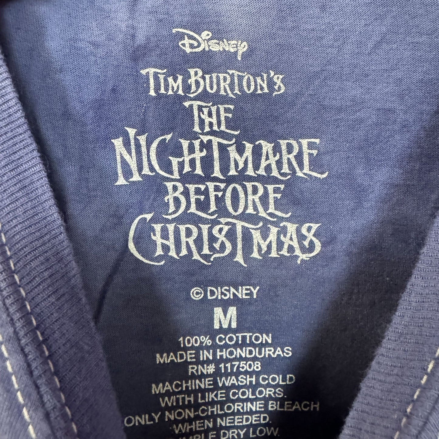 The Nightmare Before Christmas Jack Skellington Tie Dye M