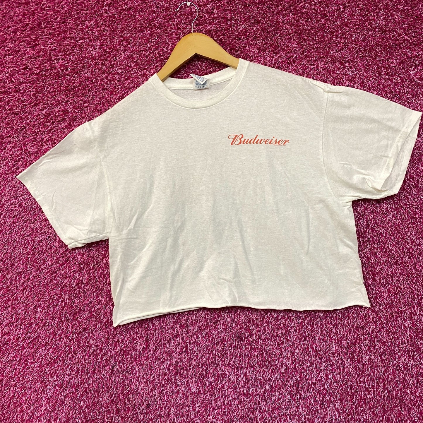 Budweiser Retro Style Crop Top size Large