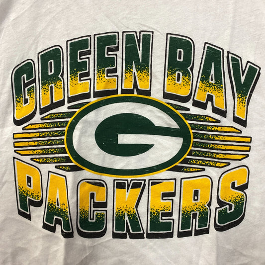 Junk Food NFL Green Bay Packers Cropped Sleeveless T-Shirt Large
