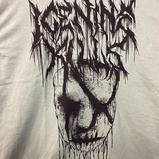 Ice Nine Inch Kills Silence Mask Rock Green Tee size Large