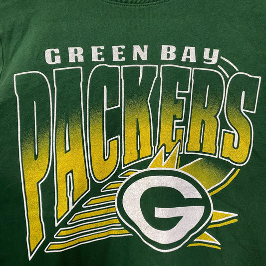 Junk Food Clothing NFL Green Bay Packers Chrome Retro Style T-Shirt XS