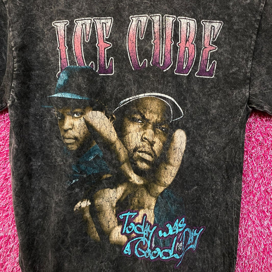 Ice Cube Today Was a Good Day Mineral Wash Tshirt Size Med