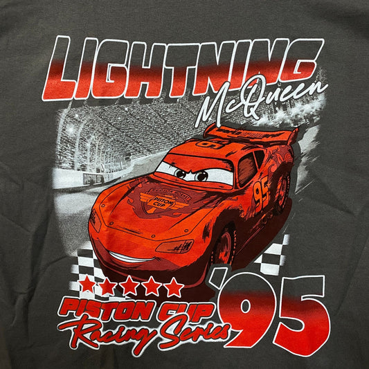Disney Pixar Cars Lightning McQueen Piston Cup 95 T-Shirt Large