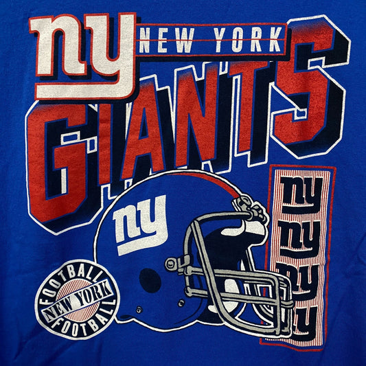 New York Giants Collage Helmet Tshirt size Small