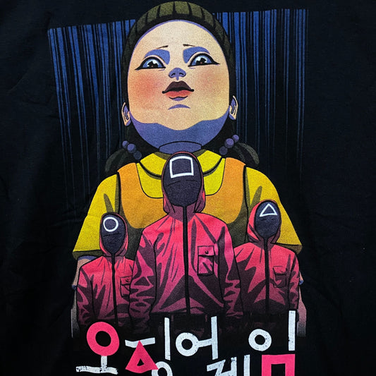 Squid Game Red Light Green Light Game Doll Netflix Series Tee Extra Small