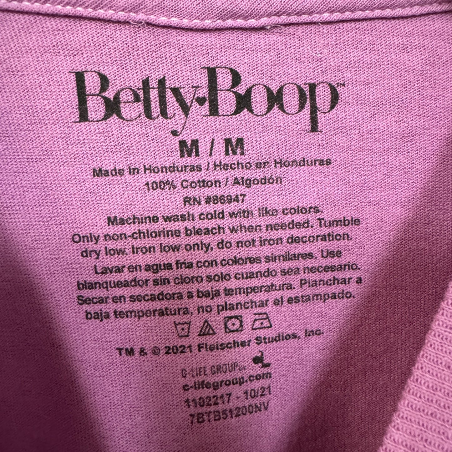 Biker Betty Easy Rider Motorcycle Betty Boop Long Sleeve M