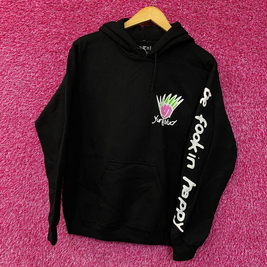 Yungblud Be Fookin Happy Hoodie size Small