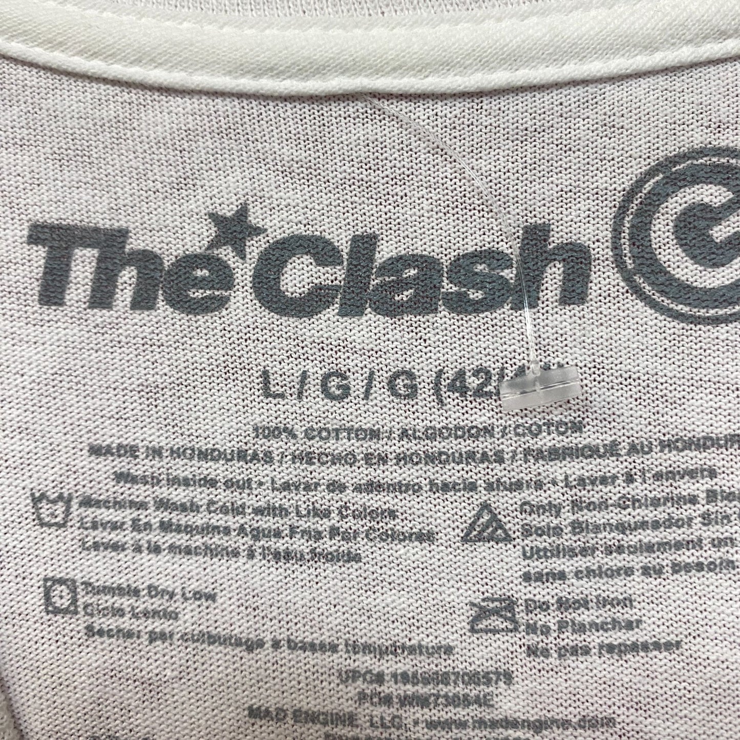 The Clash London Calling Album Cover Post Punk Band Tee large