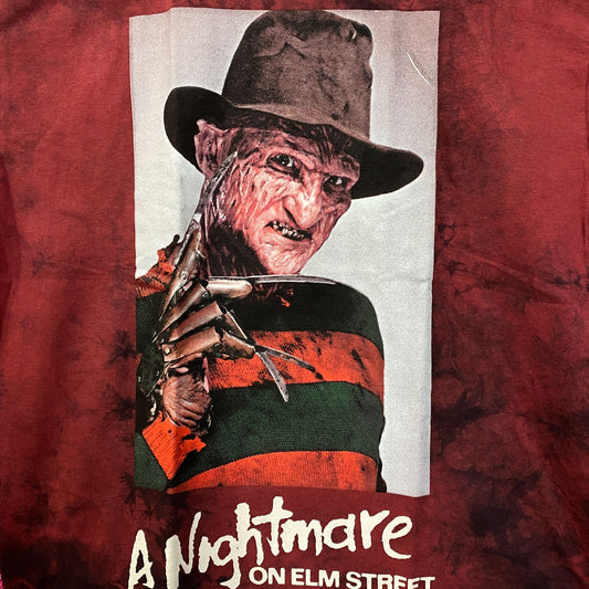 Freddy Krueger A Nightmare On Elm Street Tie Dye T-Shirt Large
