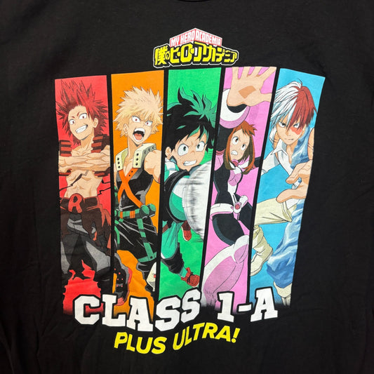 My Hero Academia Class 1a Plus Ultra Anime Tshirt size XL
