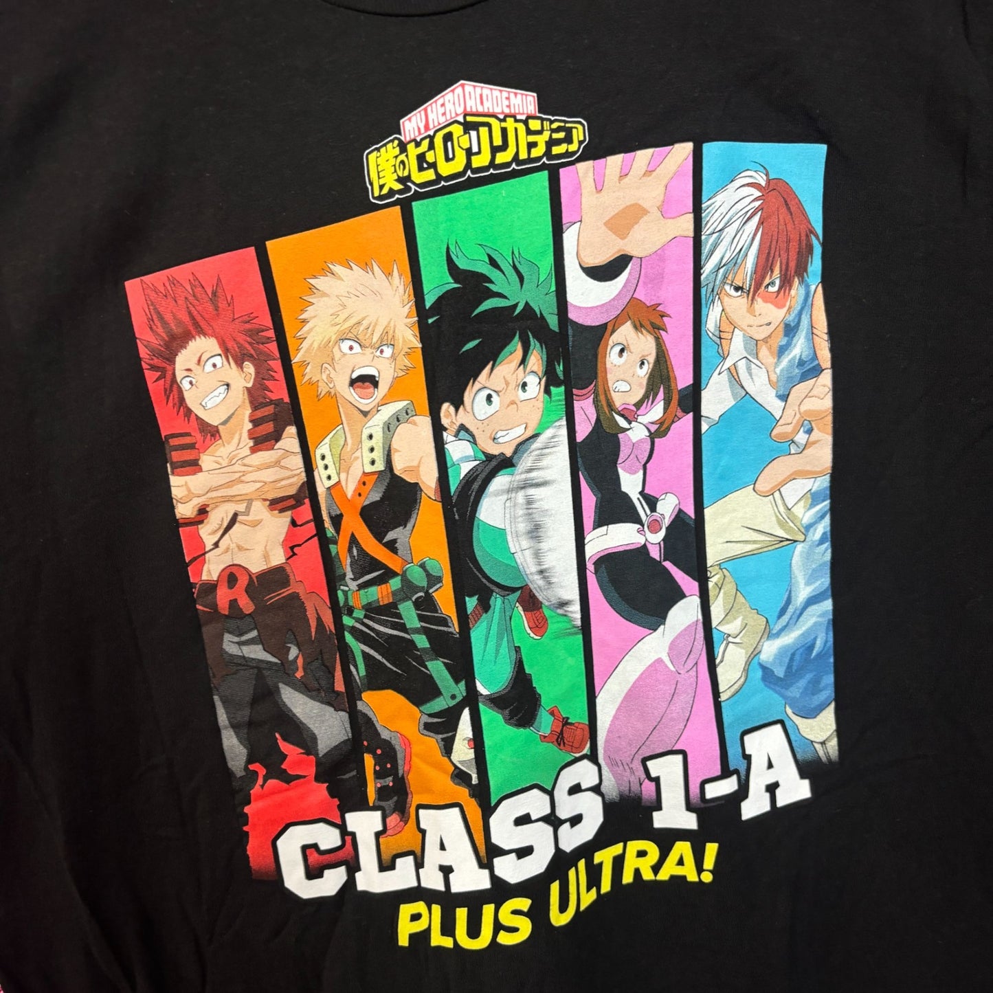 My Hero Academia Class 1a Plus Ultra Anime Tshirt size XL