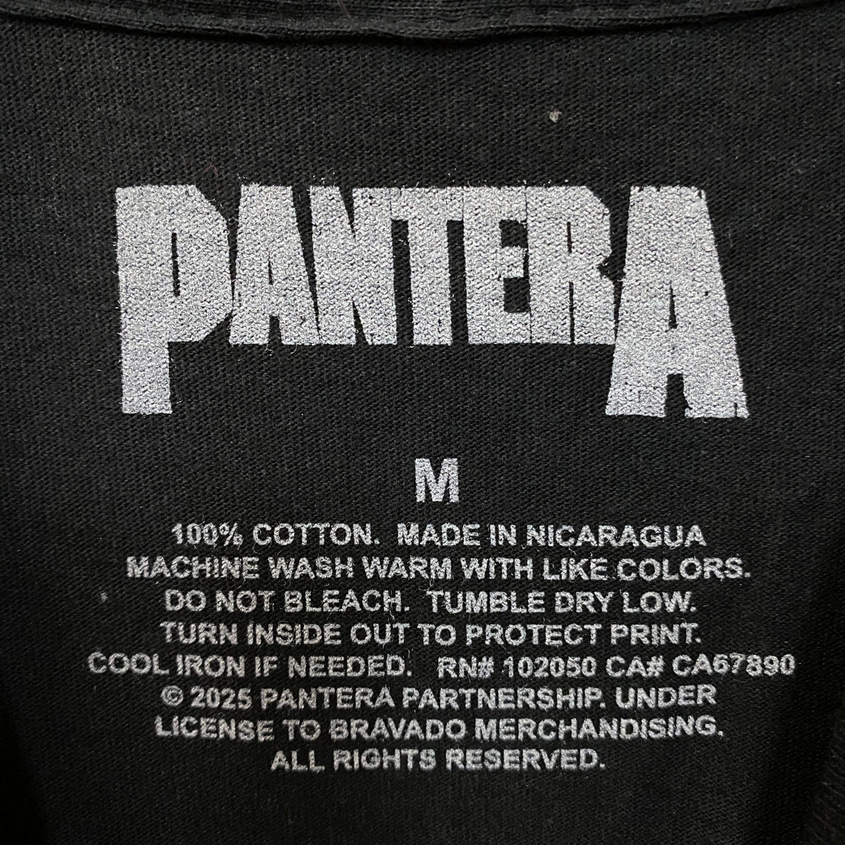 Pantera Cowboys From Hell Devil Smoking Metal Band T-Shirt Medium