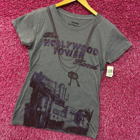 Disneyland the Hollywood tower hotel women’s tshirt size Medium