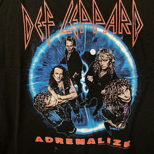 Def Leppard Adrenalize Album Rock Band T-Shirt Size Small