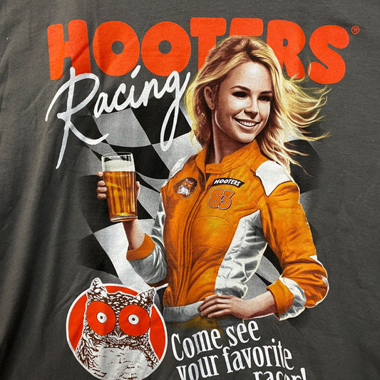 Hooters Racing Come See Your Favorite Racer T-Shirt Large