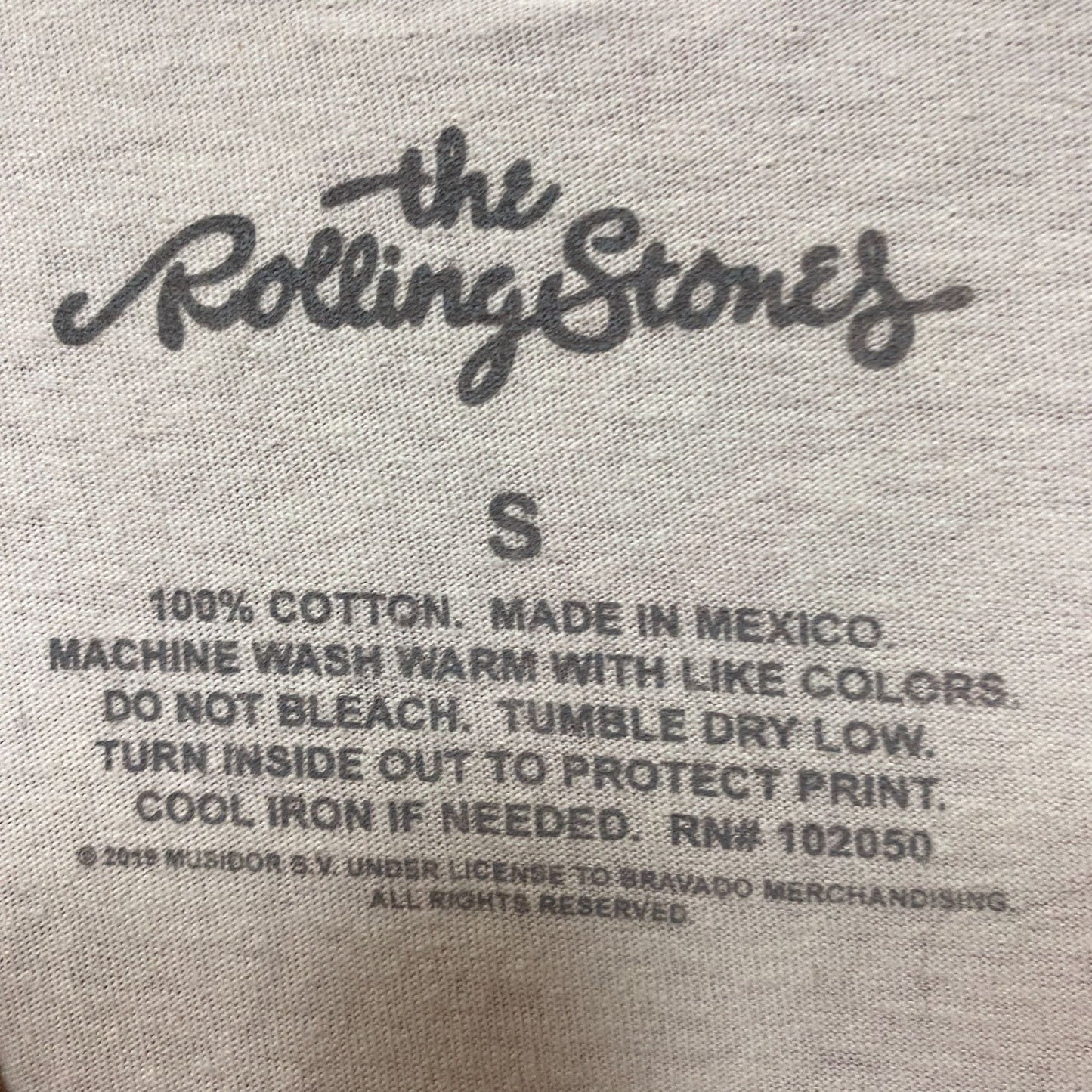 The Rolling Stones Sunset Rock Distressed Tie Dye Tshirt size Small