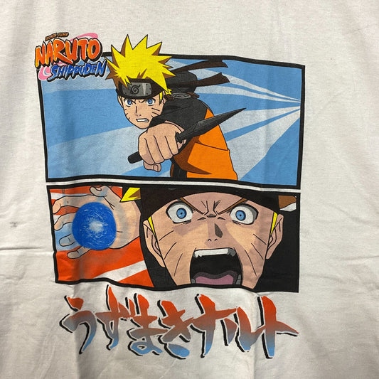 Naruto Uzumaki Flying Rasengan Naruto Shippuden Anime Tee L