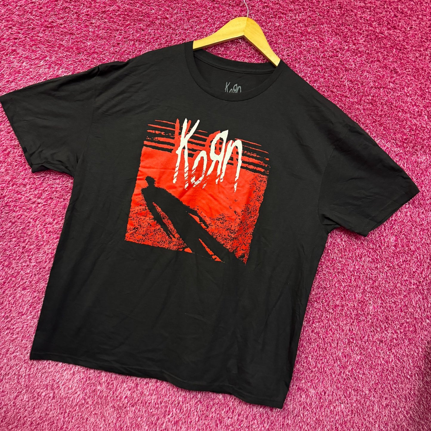 Korn Self-titled Album Cover Art Nu Metal Rock Band Tee 2XL
