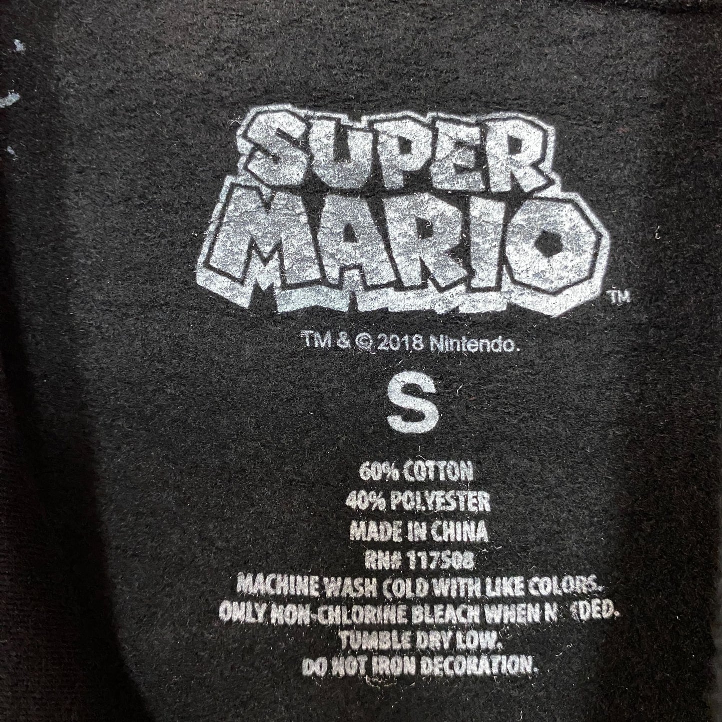 Nintendo Super Mario Bros Characters 85 Hoodie Small