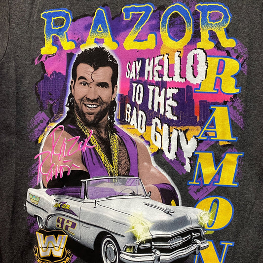 WWE Razor Ramon Say Hello To The Bad Guy T-Shirt Small