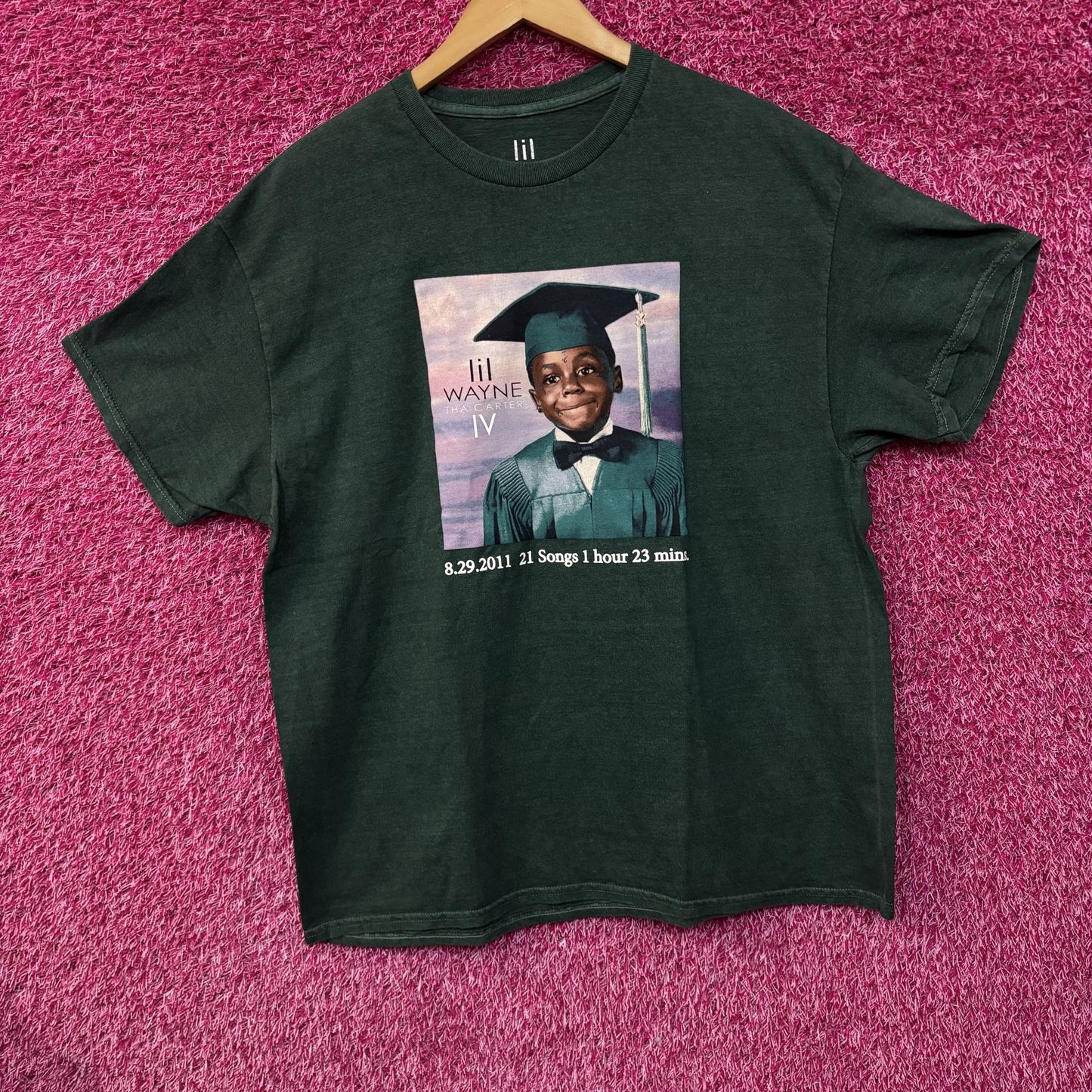 Lil Wayne The Carter 5 Green T-Shirt XL