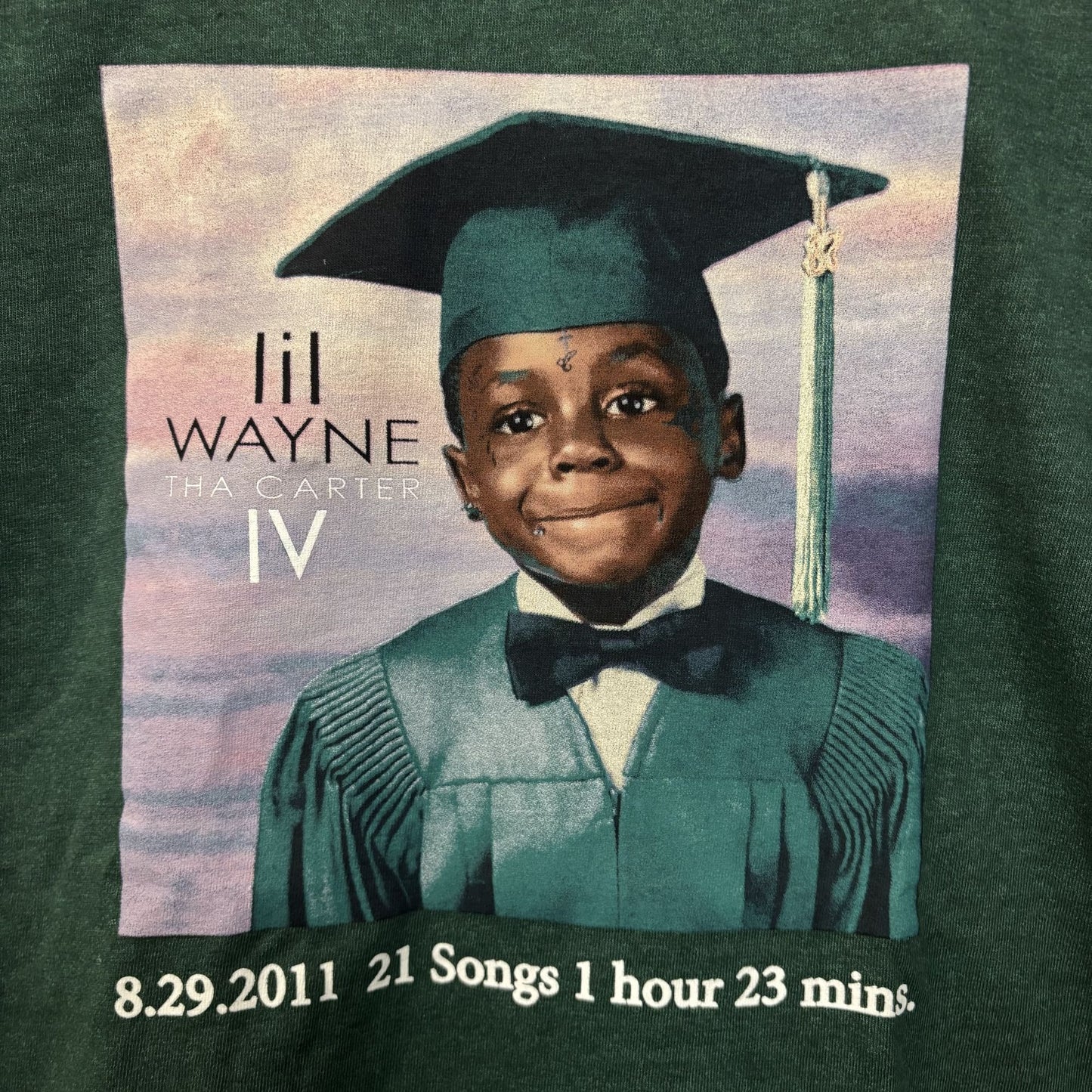 Lil Wayne The Carter 5 Green T-Shirt XL
