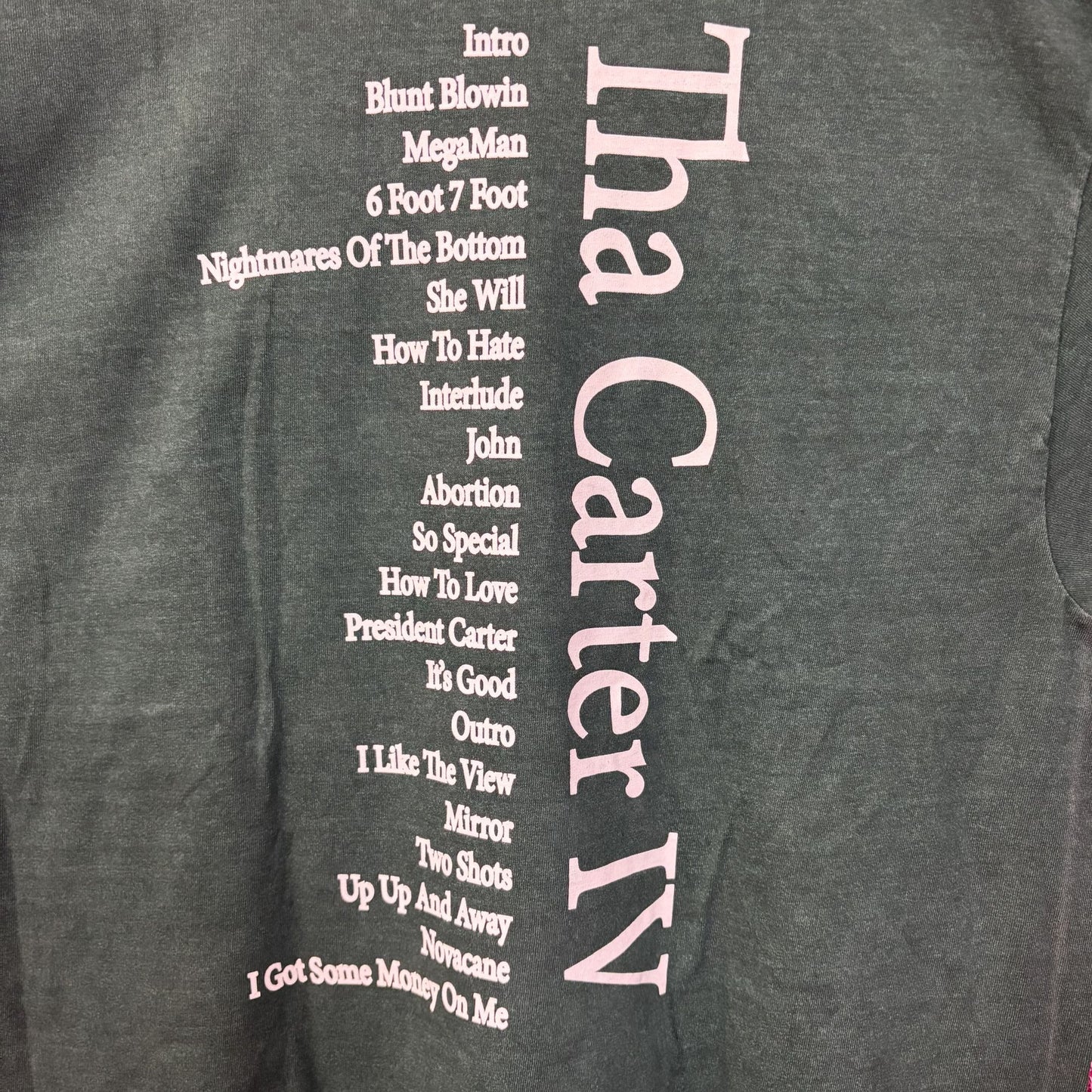 Lil Wayne The Carter 5 Green T-Shirt XL