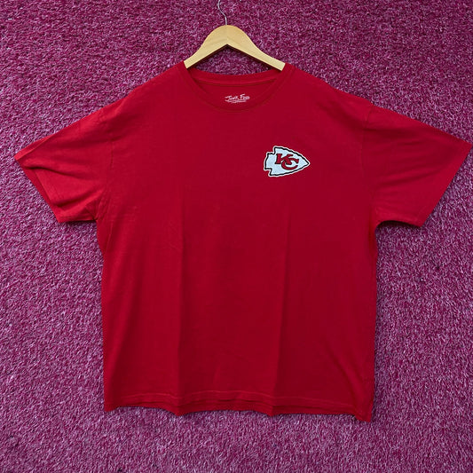 Junk Food Kansas City Chiefs NFL Helmet Graphic T-Shirt 2XL