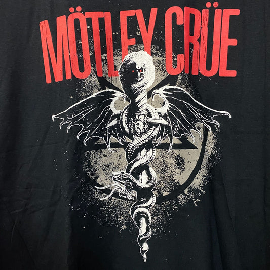 Motley Crue Dr Feel Good Album Cover Art Heavy Metal T-Shirt XL