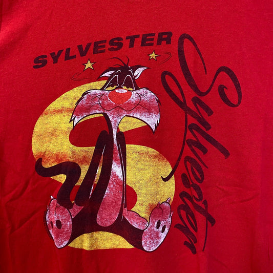 Looney Tunes Sylvester the Cat Cartoon Tshirt size Medium