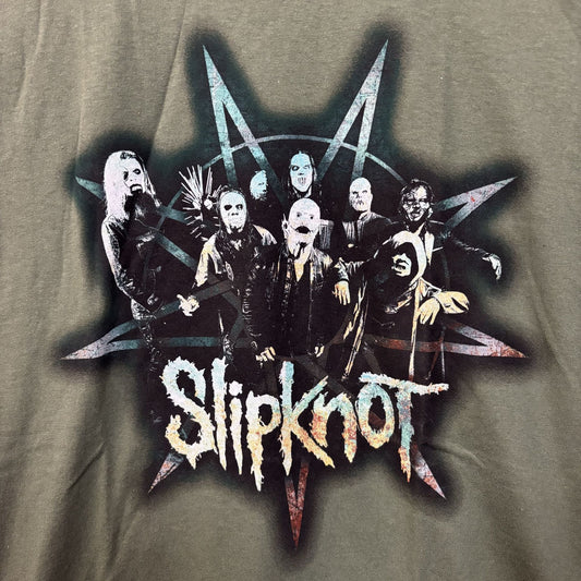 Slipknot Group Star Crest Green T-Shirt XL