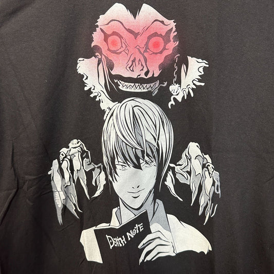 Death Note Light Yagami and Ryuk Shinigami Eyes Anime Tee L