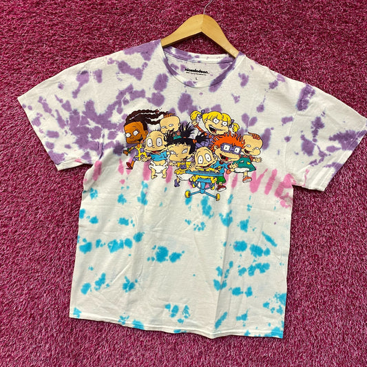 Nickelodeon Rugrats Cartoon Classic Tie Dye T-Shirt Large