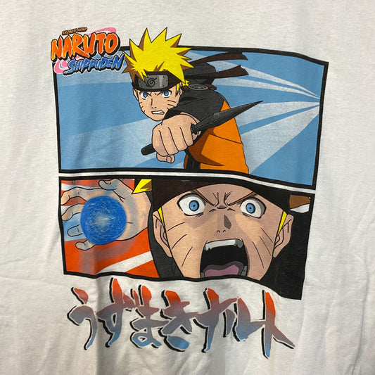 Naruto Character White Tshirt size Extra Large