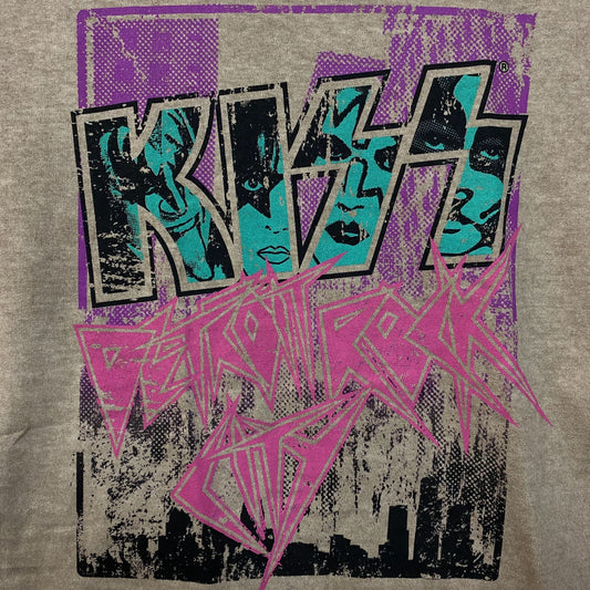 KISS Detroit Rock City Graphic Distressed T-Shirt Small