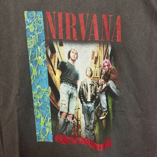 Nirvana Never Mind Live Grunge Tshirt Size Large