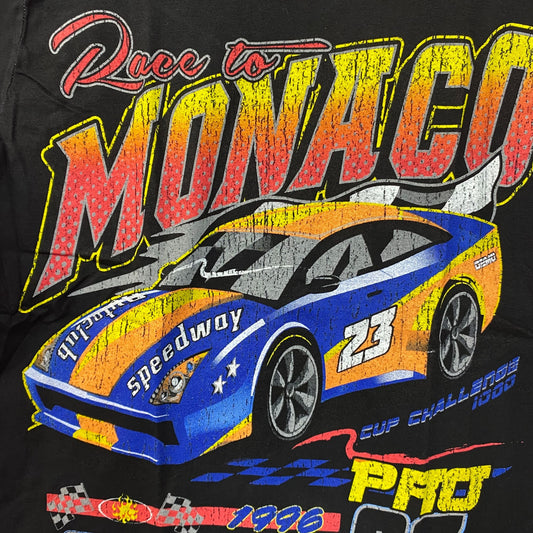 Race to Monaco Nascar Style Racing Tshirt size Small
