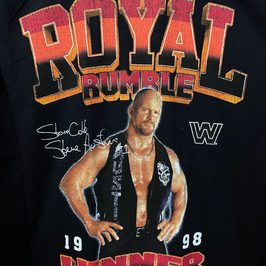 WWE Stone Cold Steve Austin Royal Rumble Graphic Tee Medium
